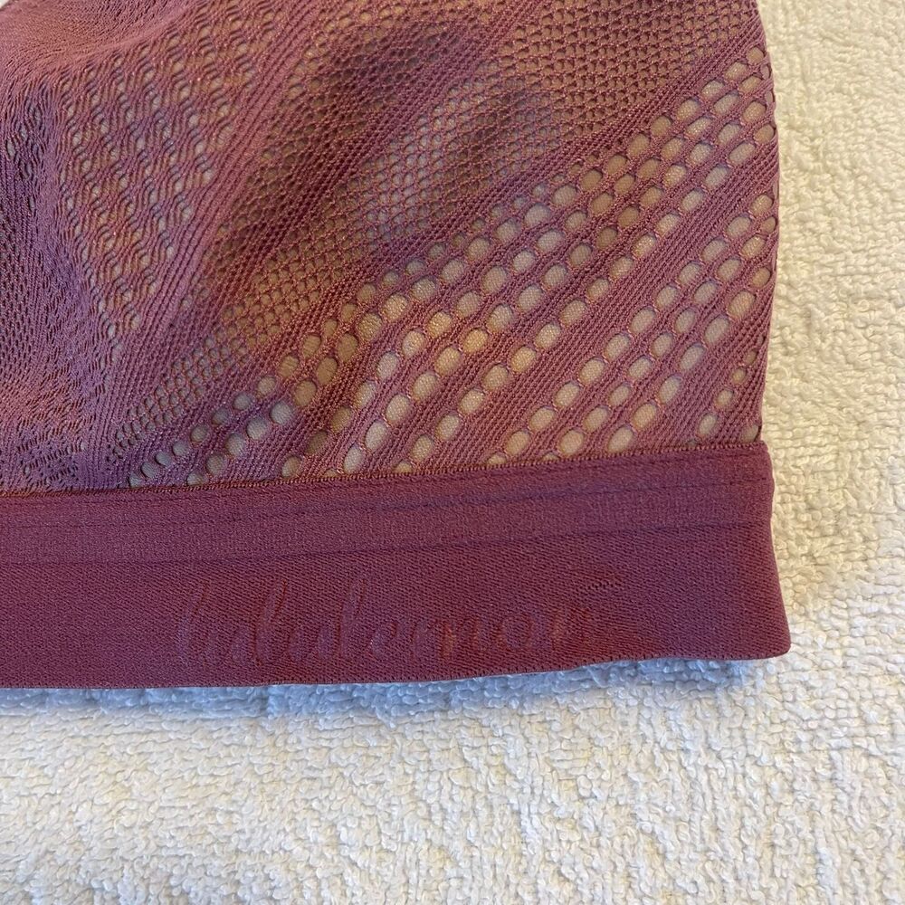 Lululemon Women's Sports Athletic Mesh Crossback Strappy Bralette Bra Size 32B - Picture 7 of 7
